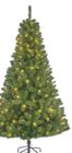 Le sapin “Charlton” lumineux en promo chez Bazarland Amiens à 49,99 €