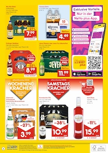 Erdinger im Netto Marken-Discount Prospekt "DER ORT, AN DEM DU IMMER AUSGEZEICHNETE PREISE FINDEST." mit 2 Seiten (Berlin)