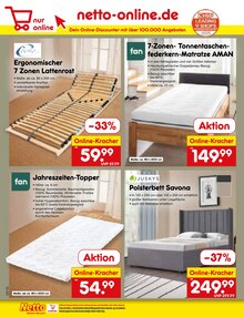 Bett im aktuellen Netto Marken-Discount Prospekt (Freiburg (Breisgau)) Bett im Netto Marken-Discount Prospekt "Aktuelle Angebote" mit 60 Seiten (Freiburg (Breisgau))