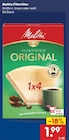 Aktuelle Melitta Angebote bei Netto Marken-Discount in Bielefeld Aktuelles Filtertüten Original Angebot bei Netto Marken-Discount in Bielefeld ab 1,99 €