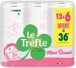 Papier Toilette Maxi Douceur X12 - LE TREFLE dans le catalogue Intermarché Super