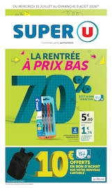 Prospectus Supermarchés Super U en cours à La Verpillière et alentours, "Super U", 24 pages, 15/07/2026 - 09/08/2026 Catalogue Supermarchés Super U en cours à La Verpillière et alentours, "Super U", 24 pages, 15/07/2026 - 09/08/2026