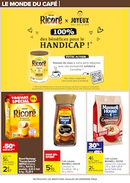 Prix et réduction Café soluble dans le prospectus Carrefour en cours Offre Café soluble dans le catalogue Carrefour du moment à la page 40