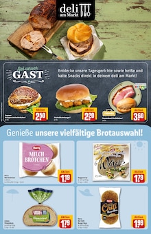 Brötchen im aktuellen REWE Prospekt (Neuss) Brötchen im REWE Prospekt "Dein Markt" mit 30 Seiten (Neuss)
