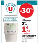 12 Coupelles - U à 1,59 € dans le catalogue U Express