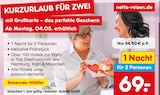 Aktuelles Kurzurlaub für Zwei Angebot bei Netto Marken-Discount in Duisburg ab 69,00 €