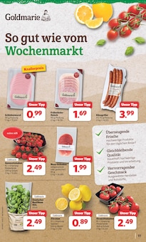 Wurst im combi Prospekt "Markt - Angebote" mit 24 Seiten (Bremen)