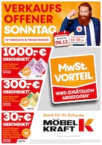 Möbel Kraft Prospekt für Bernau mit 1 Seiten Möbel Kraft Prospekt für Bernau: "Verkausoffener Sonntag", 1 Seiten, 02.12.2020 - 08.12.2020