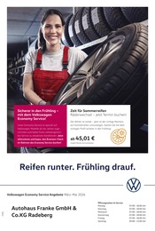 Aktueller Volkswagen Prospekt, "Der Frühling startet mit Power", mit Angeboten der Woche, gültig von 01.03.2026 bis 01.03.2026