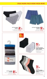 Offre Slip Homme dans le catalogue Super U du moment à la page 45