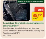 Couverture de protection pour banquette arrière - AniOne - Maxi Zoo Couverture de protection pour banquette arrière - AniOne à 35,99 € dans le catalogue Maxi Zoo