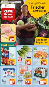 Aktueller REWE Prospekt "Dein Markt" Seite 1 von 24 Seiten für Scharbeutz