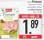 Finesse im EDEKA Prospekt Finesse von Herta im aktuellen EDEKA Prospekt für 1,89 €