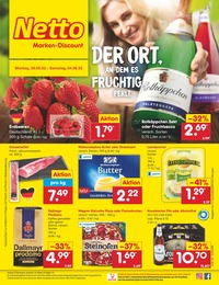 Netto Marken-Discount Prospekt für Halberstadt mit 45 Seiten Netto Marken-Discount Prospekt für Halberstadt: "DER ORT, AN DEM ES FRUCHTIG PERLT.", 45 Seiten, 30.05.2022 - 04.06.2022