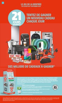 Catalogue Intermarché de la semaine "LA RENTRÉE C'EST NUL ALORS ON VOUS LA REMBOURSE" avec 2 pages, valide du 26/08/2025 au 07/09/2025 pour Pont-à-Mousson et alentours Prospectus Intermarché de la semaine "LA RENTRÉE C'EST NUL ALORS ON VOUS LA REMBOURSE" avec 2 pages, valide du 26/08/2025 au 07/09/2025 pour Pont-à-Mousson et alentours