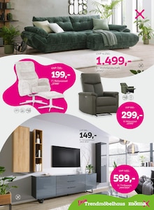 Relaxsessel im mömax Prospekt "Bei dir liegt Sparen im Trend?" mit 16 Seiten (Augsburg)