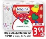 E center Lautertal - Küchentücher mit Herzen Angebot im Prospekt Küchentücher mit Herzen bei E center im Lautertal Prospekt für 3,99 €