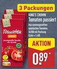Tomaten passiert im Angebot bei ALDI Nord in Bottrop Tomaten passiert Angebote von KING'S CROWN bei ALDI Nord Bottrop für 0,89 €