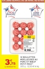 Promo 12 boulettes moelleuses au porc et bœuf à 3,75 € dans le catalogue Intermarché Express à Limoges