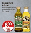 Olivenöl im V-Markt Prospekt Olivenöl von Filippo Berio im aktuellen V-Markt Prospekt für 6,99 €