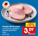 Kasseler-Minutensteak im Angebot bei Netto Marken-Discount in Neu-Ulm Kasseler-Minutensteak Angebote bei Netto Marken-Discount Neu-Ulm für 3,29 €