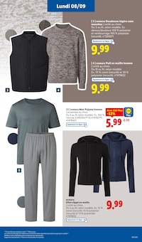 Promotion Blouson Homme dans le prospectus Lidl, valable du 04/09/2025 au 10/09/2025 Promo Blouson Homme dans le catalogue Lidl du moment à la page 69