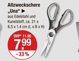 Bürobedarf im V-Markt Prospekt Allzweckschere 'Una' im aktuellen V-Markt Prospekt für 7,99 €