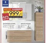 BADMÖBELKOMBI im Angebot bei BRAUN Möbel-Center in Kirchheim BADMÖBELKOMBI Angebote von SADENA bei BRAUN Möbel-Center Kirchheim für 399,00 €