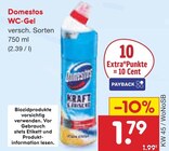 WC-Gel Angebote von Domestos bei Netto Marken-Discount Bad Kreuznach für 1,79 €