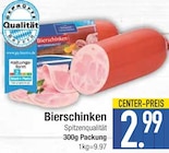 Schinken im EDEKA Prospekt Bierschinken im aktuellen EDEKA Prospekt für 2,99 €