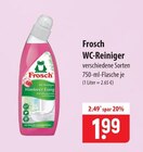 Frosch WG-Reiniger im Angebot bei famila Nordost in Pinneberg Frosch WG-Reiniger Angebote bei famila Nordost Pinneberg für 1,99 €