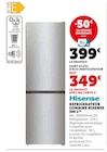 Réfrigérateur combine 300 L - Hisense - Hyper U à Ramonville-Saint-Agne Réfrigérateur combine 300 L - Hisense en promo chez Hyper U Ramonville-Saint-Agne à 349,00 €