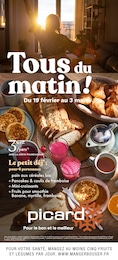 Catalogue Supermarchés Picard en cours à Anduze et alentours, Tous du matin !, 16 pages, 19/02/2024 - 03/03/2024
