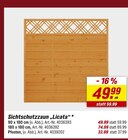 Sichtschutzzaun Licata Angebote bei toom Baumarkt Offenburg für 32,99 €