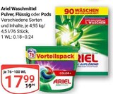 Waschmittel Pulver Angebote von Ariel bei GLOBUS Herne für 17,99 €
