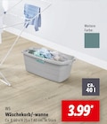 Wäschekorb/-wanne von W5 für 3,99 € bei Lidl im Angebot Wäschekorb/-wanne von W5 im aktuellen Lidl Prospekt