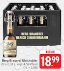 Ulrichsbier Angebote von Berg Brauerei Ulrich Zimmermann bei Trinkgut Crailsheim für 18,99 €
