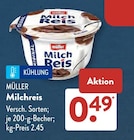 Milchreis von Müller im aktuellen ALDI SÜD Prospekt für 0,49 €
