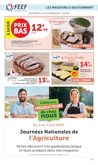 Promotion Chorizo dans le prospectus Super U, valable du 02/06/2026 au 14/06/2026 Promo Chorizo dans le catalogue Super U du moment à la page 25