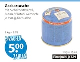 Gaskartusche von  im aktuellen V-Markt Prospekt für 5,00 €