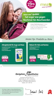 Nasenspray im mea - meine apotheke Prospekt "Unsere März-Angebote" mit 4 Seiten (Chemnitz)