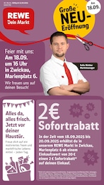REWE Prospekt für Zwickau: "Dein Markt", 22 Seiten, 15.09.2025 - 20.09.2025