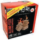 Pack 192 cubes de bois compressé - U en promo chez Hyper U Pack 192 cubes de bois compressé - U dans le catalogue Hyper U