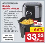 Friteuse im Netto Marken-Discount Prospekt Digitale Heißluft-Fritteuse von GOURMETmaxx im aktuellen Netto Marken-Discount Prospekt für 33,33 €