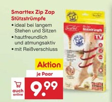 Netto Marken-Discount Windberg - Zip Zap Stützstrümpfe Zip Zap Stützstrümpfe Angebot bei Netto Marken-Discount Windberg im Prospekt "GARANTIERT NIRGENDWO GÜNSTIGER"