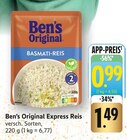 Express Reis im Angebot bei EDEKA in Koblenz Express Reis Angebote von Ben's Original bei EDEKA Koblenz für 0,99 €