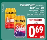 Spezi im EDEKA Prospekt Spezi von Paulaner im aktuellen EDEKA Prospekt für 0,69 €