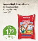 Bio Prinzess Brezel mit Sesam im V-Markt Prospekt Bio Prinzess Brezel mit Sesam von Huober im aktuellen V-Markt Prospekt für 1,19 €