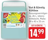 Kühlbox im Angebot bei E center in Filderstadt Kühlbox Angebote von Gut & Günstig bei E center Filderstadt für 14,99 €
