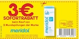 3€ Rabatt von meridol im aktuellen Netto Marken-Discount Prospekt